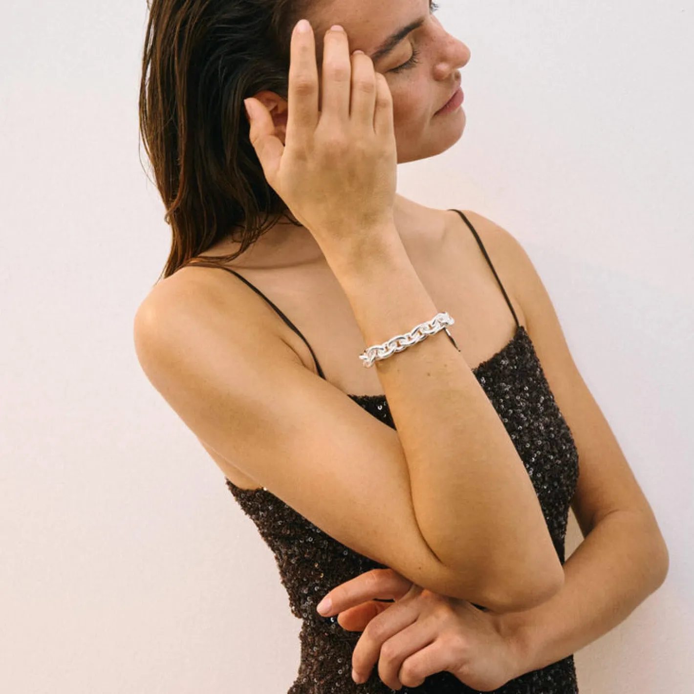 armband_vb_x_sosue_bubble_1.webp Online Vanessa Baroni Armband VB X SOSUE Bubble Bracelet Silber