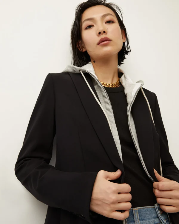 Fashion Veronica Beard Blazer Iconic Scuba Dickey Jacket