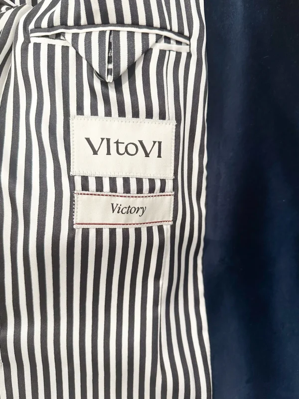 Best VIME Blazer VITOVI Velvet Dark Blue