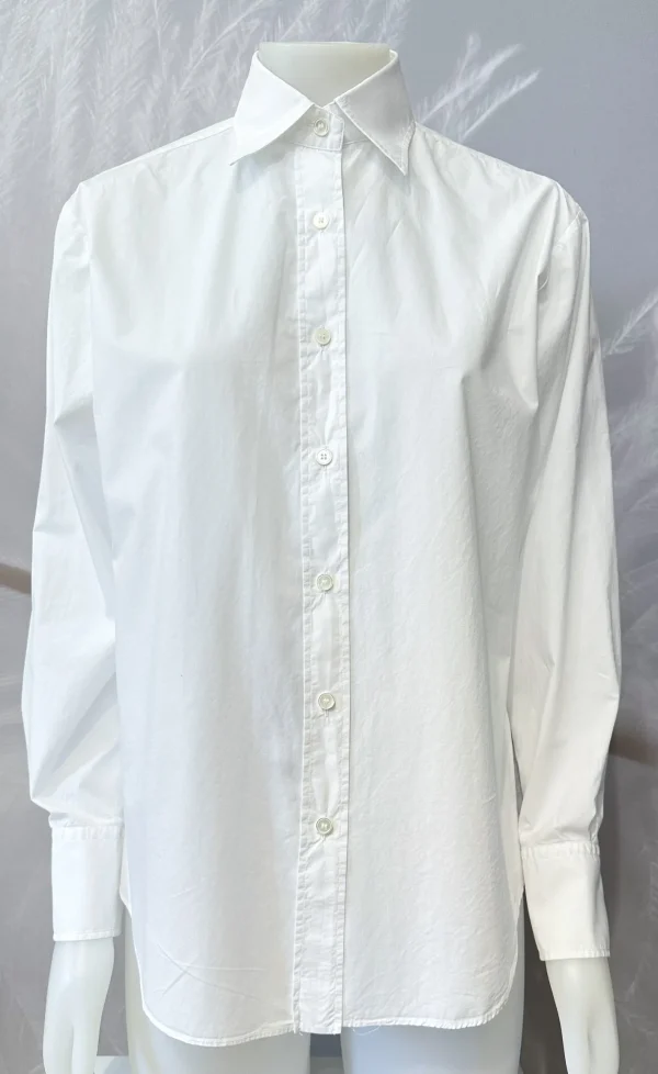 Hot Academia Bluse Silvy Weiß