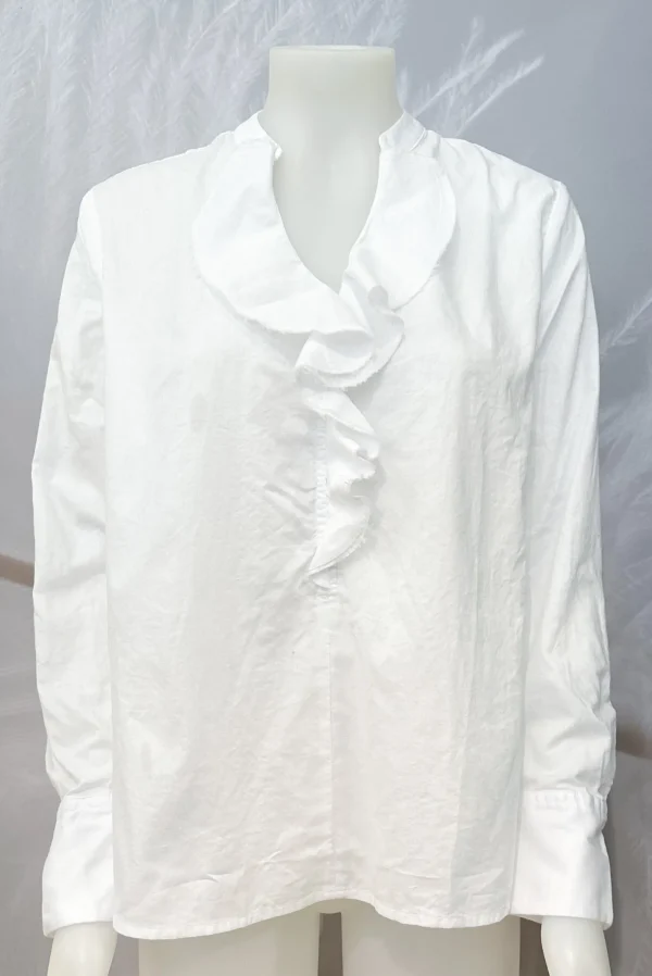 New Birgit Engel Bluse Rüschen