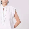 Best Sosue Bluse Barcelona Linen White