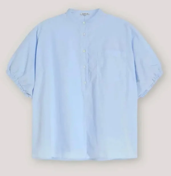 Best Sosue Bluse Cowboy Button Light Blue