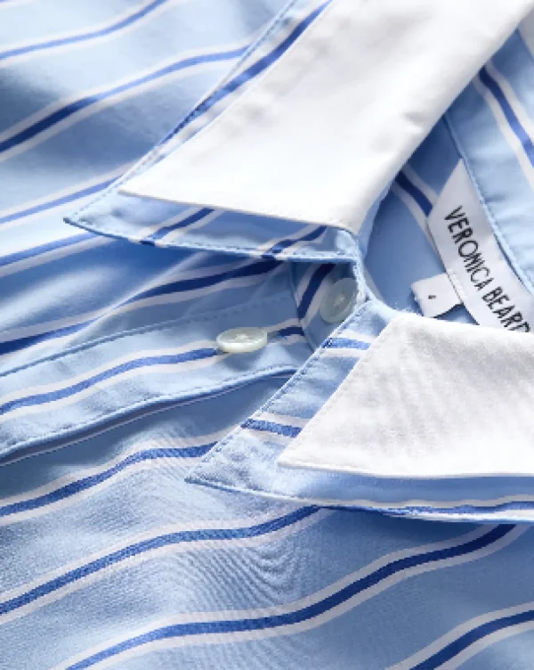 Discount Veronica Beard Bluse Maia Streifen