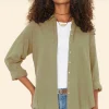 Fashion Xirena Bluse Beau Dark Seagrass