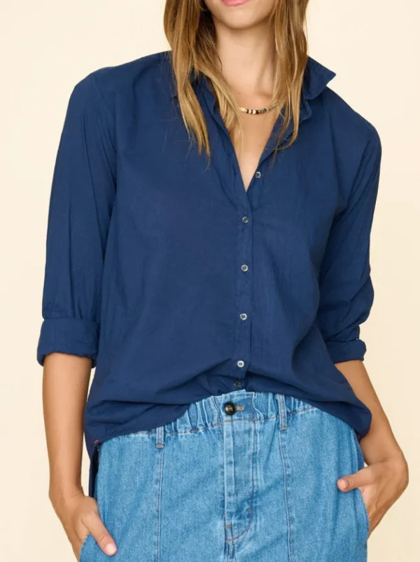 Hot Xirena Bluse Beau Navy