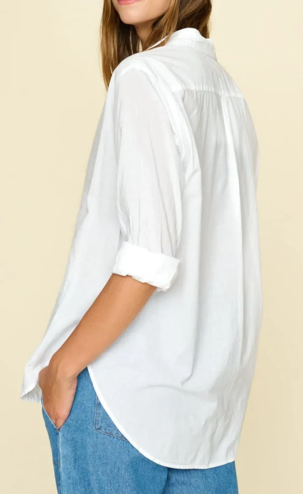 Clearance Xirena Bluse Beau Weiß