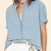 Online Xirena Bluse Channing Dusty Blue