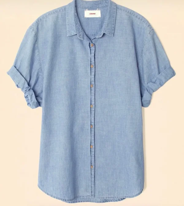 Online Xirena Bluse Channing Dusty Blue