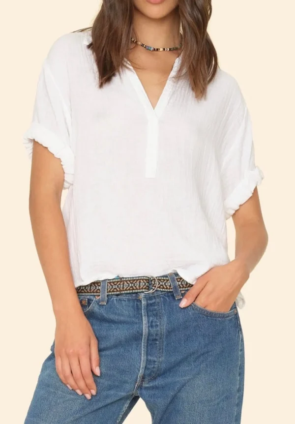 Sale Xirena Bluse Cruz Weiß