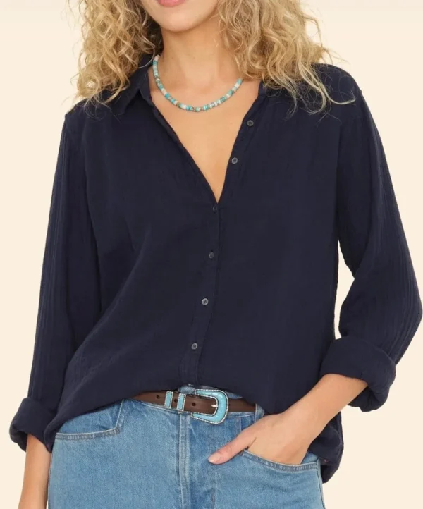 New Xirena Bluse Scout Navy