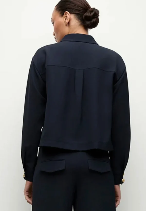 Outlet Veronica Beard Blusenjacke Colvin Navy