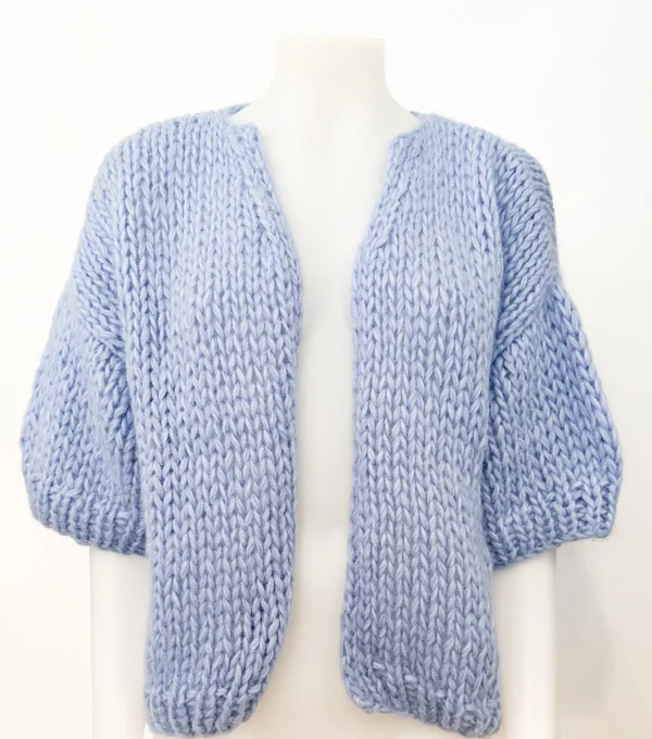 New Maiami Bomber Cardigan Light Blue