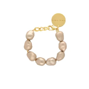 Clearance Vanessa Baroni Braclet Organic Pearl Champagner