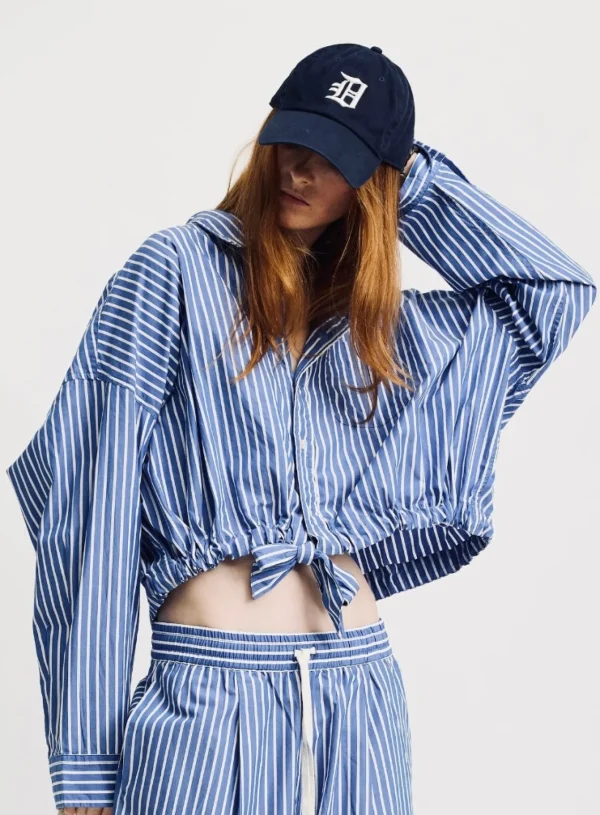 New Denimist Hemd Front Tie Shirt