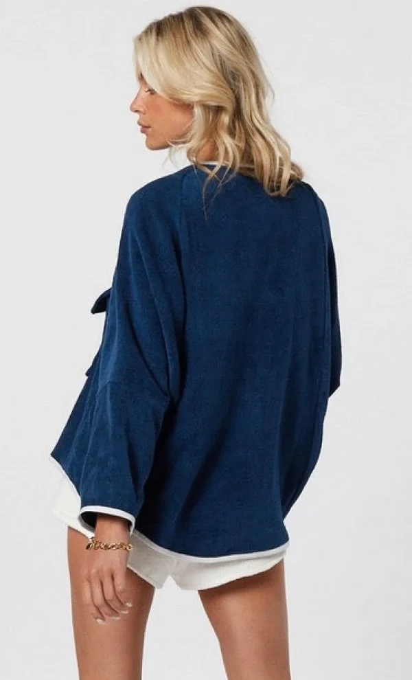 Online Baindoux Jacke Le Temps Perdu Navy