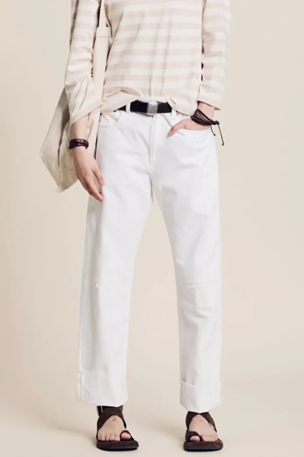 Sale Denimist Jeans Lucy Boyfriend White