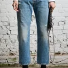 Fashion R13 Jeans Boyfriend Bain with Rips Jo