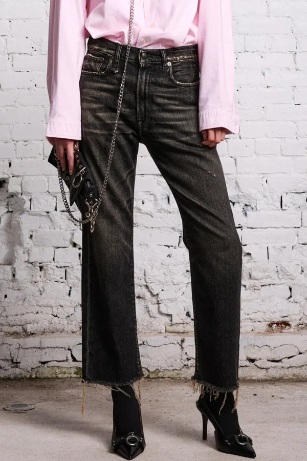 Outlet R13 Jeans Boyfriend Jean Abbey Black