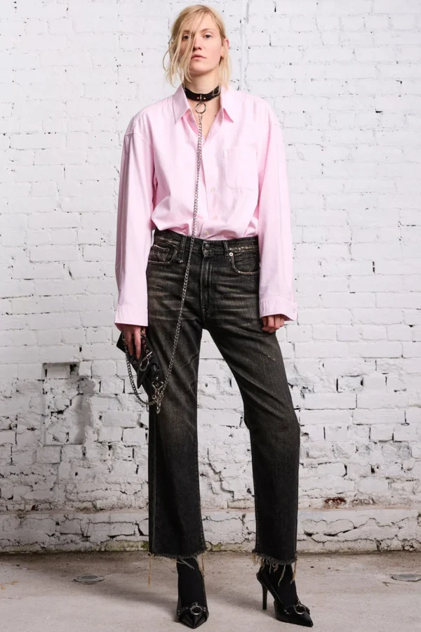 Outlet R13 Jeans Boyfriend Jean Abbey Black