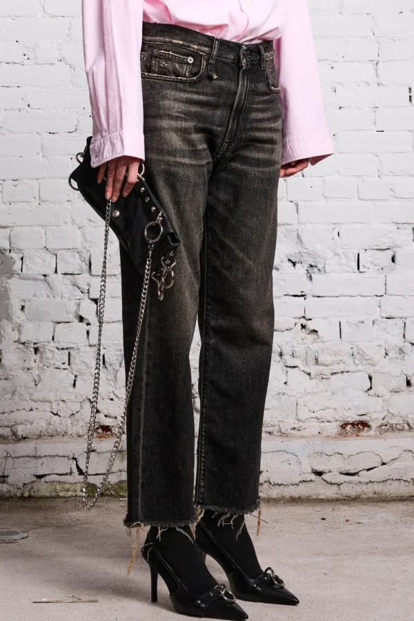 Outlet R13 Jeans Boyfriend Jean Abbey Black