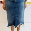 Best R13 Jeansrock Jesse Skirt