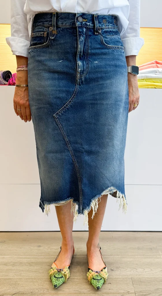Best R13 Jeansrock Jesse Skirt