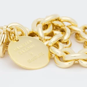 Fashion Vanessa Baroni Kette VB X SOSUE Bubble Necklace Gold