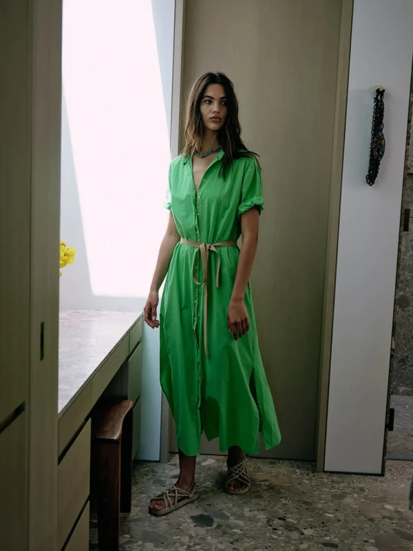 Fashion Xirena Kleid Linnet Green Glow