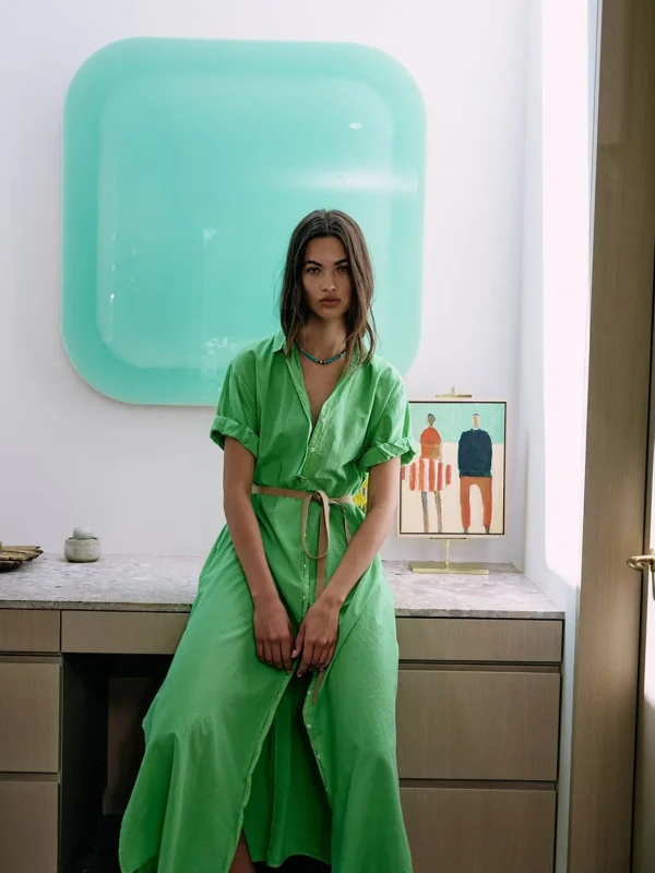 Fashion Xirena Kleid Linnet Green Glow