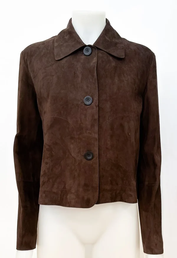 Discount Arma Lederjacke Emy Mud Brown
