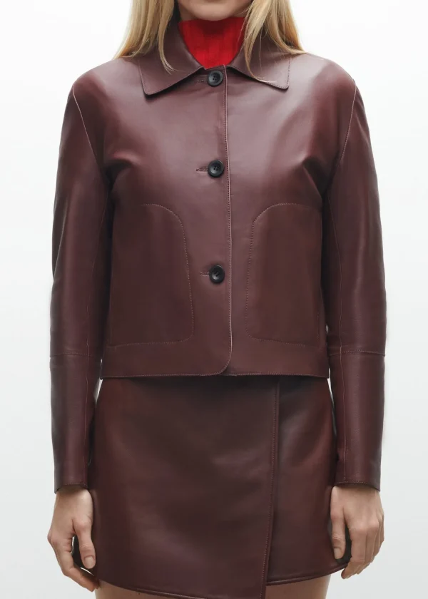 Discount Arma Lederjacke Emy Omnibus Red