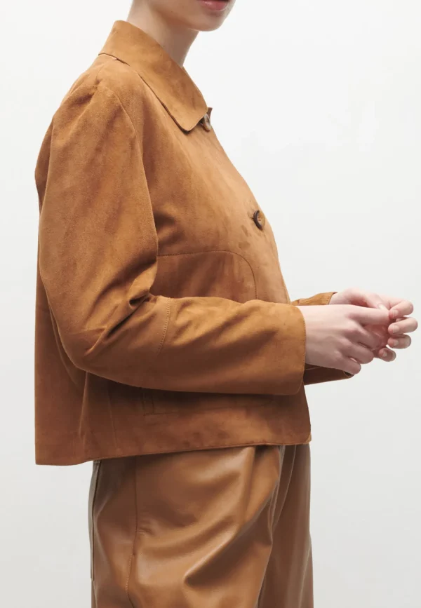 Clearance Arma Lederjacke Emy Whiskey