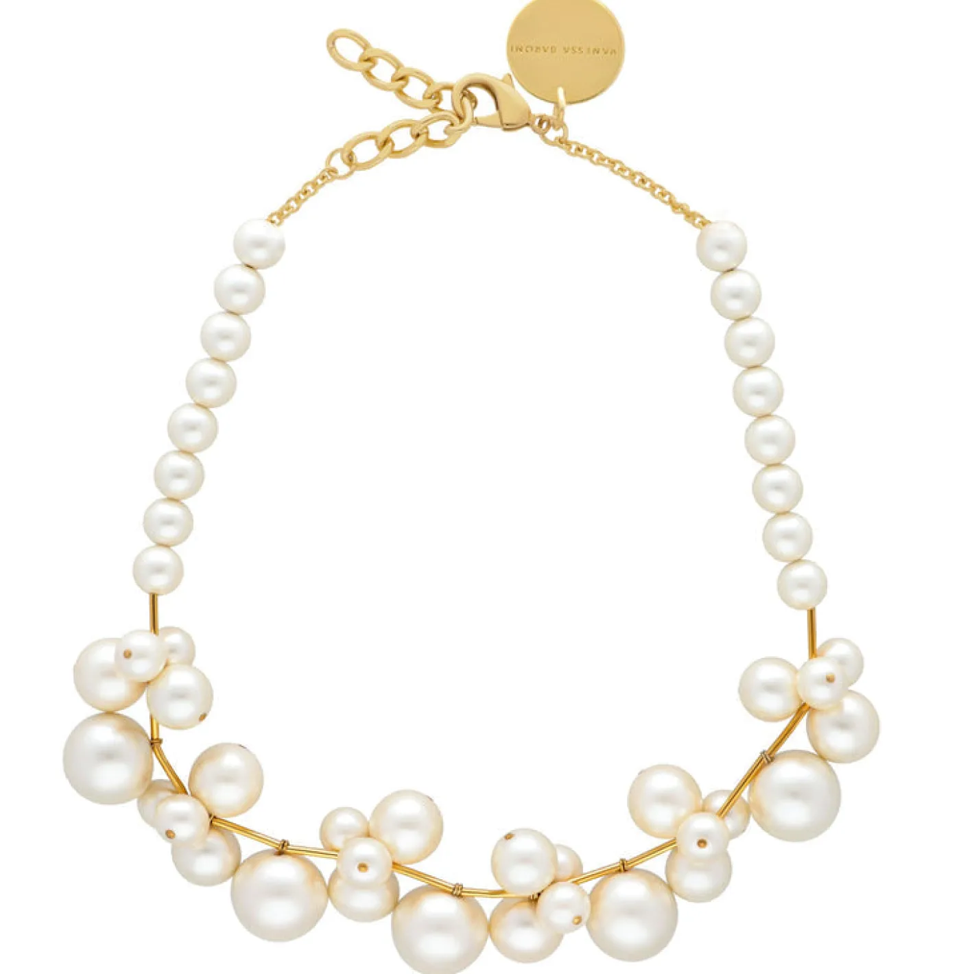 necklace_vanessa_baroni_n_1.webp New Vanessa Baroni Necklace New Multi Beads Collier Pearl