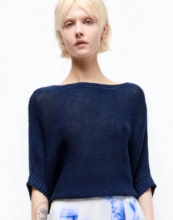 Clearance Talking Walls Pullover Juliette Marine