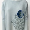 Fashion THEHOLYGOAT Pullover Emmy Blue Fish