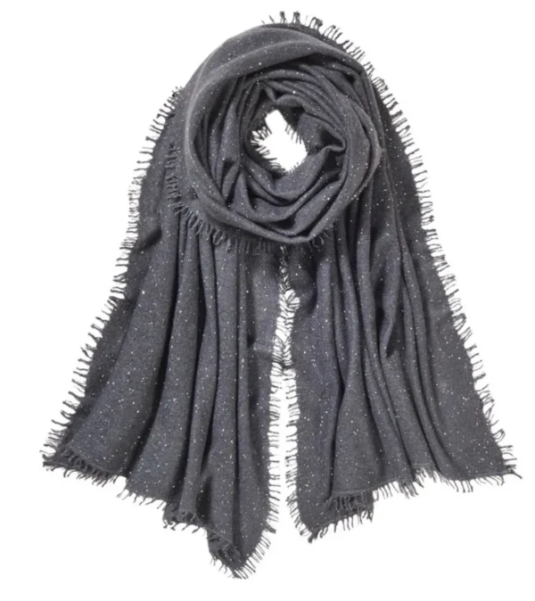 Sale Pur Schoen Schal PURSCHOEN Galactic Stars Anthrazit