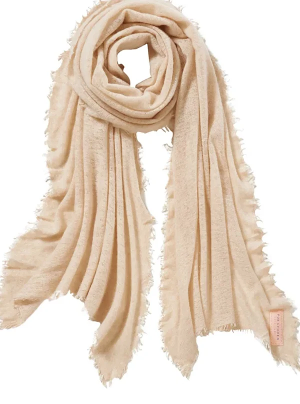 Best Pur Schoen Schal PURSCHOEN Hell Beige