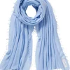 Clearance Pur Schoen Schal PURSCHOEN Puder Blau