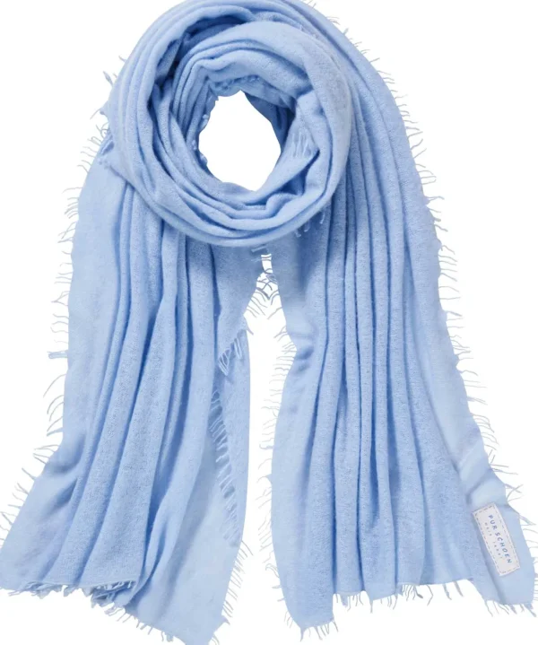 Clearance Pur Schoen Schal PURSCHOEN Puder Blau