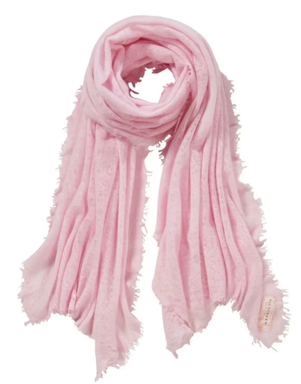 New Pur Schoen Schal PURSCHOEN Puder Rose