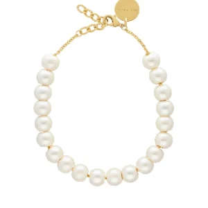 Hot Vanessa Baroni Small Beads Necklace Short Pearl