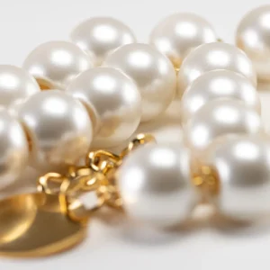 Hot Vanessa Baroni Small Beads Necklace Short Pearl