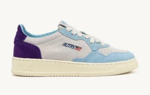 Online Autry Sneaker Medalist Hellblau/Mauve