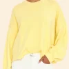Fashion Xirena Sweatshirt Honor Canary Yellow
