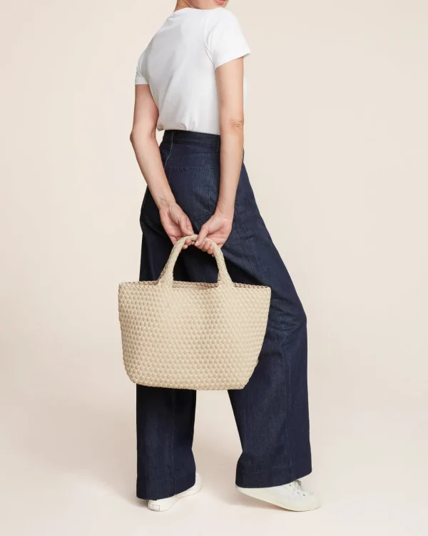 New Naghedi Tasche St.Barths M Ecru