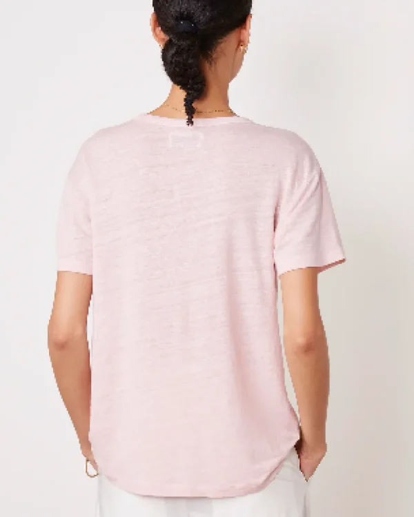 New Officine Générale T-Shirt OFFICINE GÉNÉRALE Lara Smoked Pink